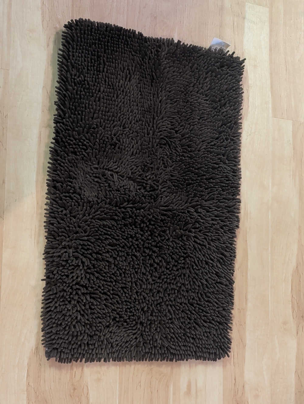 Plush Memory Foam Bath Rug - Dark Brown